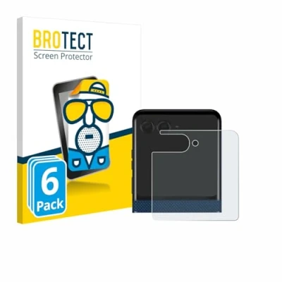 Afbeelding van BROTECT Screenprotector voor Motorola Razr 60 (Achterdisplay) Folie Beschermfolie matte (6 Stuks)