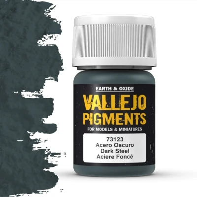 Afbeelding van Vallejo Pigment Dark Steel 35ml 73123