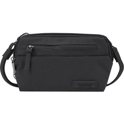 Afbeelding van Travelon Anti diefstal Metro Convertible Kleine Crossbody Tas, Zwart, One Size, Tas