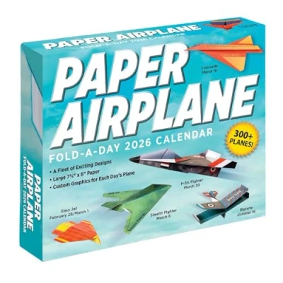 Afbeelding van Paper Airplane 2026 Fold A Day Calendar