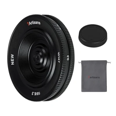 Afbeelding van 7artisans 18mm F6.3 Ultradunne APS C Prime Lens Fit Voor Sony Compact Spiegelloze Camera&#039;s A7 A7II A7III (A7M3) A7R A7RIII A7S A7SIII A6000 A6300