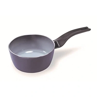Afbeelding van Moneta Aria Finegres braadpan, antiaanbaklaag, natuurlijk, 1 handgreep, 16 cm, ook geschikt voor inductie, gemaakt in Italië