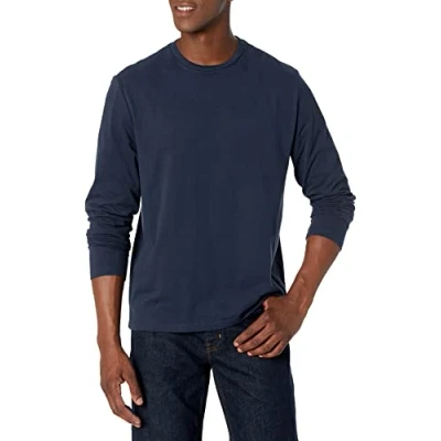 Afbeelding van Amazon Essentials Regular fit T shirt met lange mouwen Navy, XXL