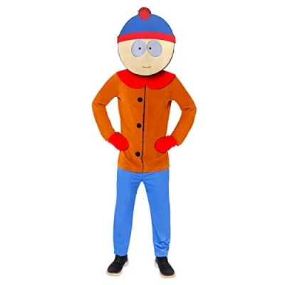 Afbeelding van Amscan Officieel Nickelodeon South Park Stan kostuum S, M, L en XL, Meerkleurig, S