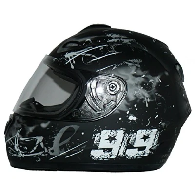 Afbeelding van Protectwear Motorhelm FS 801, Design 99, matzwart, M