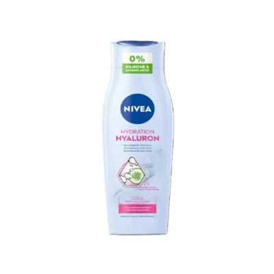Afbeelding van NIVEA Hydration Hyaluron vochtshampoo, haarverzorging voor droog haar met hyaluronzuur, veganistische haarshampoo zonder siliconen natuurlijke glans (250 ml)