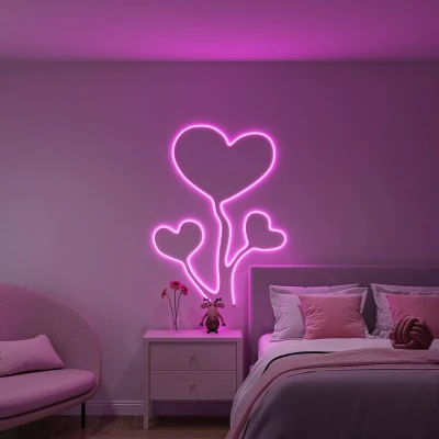 Afbeelding van REALITY NEON Ledstrip Wit LED RGB 14W Lengte 3 m Inkortbaar Geintegreerde dimmer Memory functie Afstandsbediening kleurwisselaar