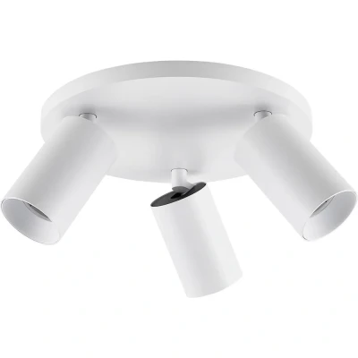 Afbeelding van Deko Light CAN TILT plafondspot, wit, Ø 23 cm, 3 lamps, metaal, GU10