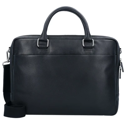 Afbeelding van LEONHARD HEYDEN Handtas Laptoptas met laptopvak Berlin Zipped Briefcase 2 Compartments Black Zwart