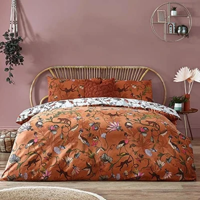Afbeelding van furn. Wildlings Dekbedovertrek Set, Warm Sienna, 260 x 220 cm