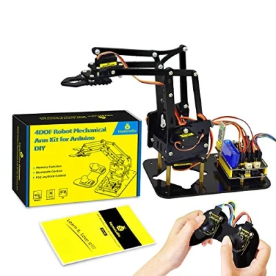 Afbeelding van KEYESTUDIO DIY Robot Model Kit 4DOF Robotarm met Handvat 4 Axis Programmeerbare Compatibel Arduino IDE