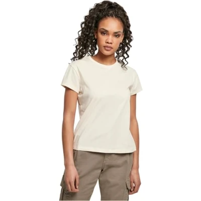 Afbeelding van Urban Classics Ladies Basic BOX TEE Tshirt basic, Dames, Maat: 5XL, Whitesand