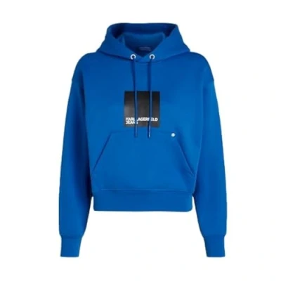 Afbeelding van Karl Lagerfeld Jeans LOGO Sweater, Dames, Maat: Small, Klj blue