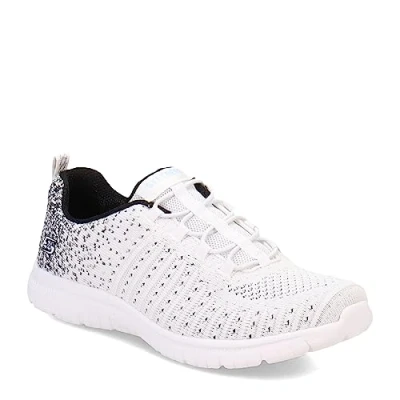 Afbeelding van Skechers vrouwen Virtue Sneaker, Wit/Zwart, 38 EU