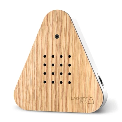 Afbeelding van Relaxound Bewegingssensor Lakesidebox Met Natuurgeluiden Oplaadbaar Eiken 2,8x11x18cm Nice thingZ