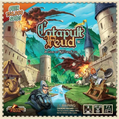 Afbeelding van European Player Network Catapult Feud bordspel Engels, 2 spelers, 20 30 minuten, Vanaf 7 jaar