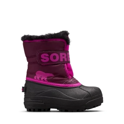 Afbeelding van Sorel Snow Commander Boot, Paars Dahlia/Groovy Roze, 7 UK Kind, Dahlia Groovy Child