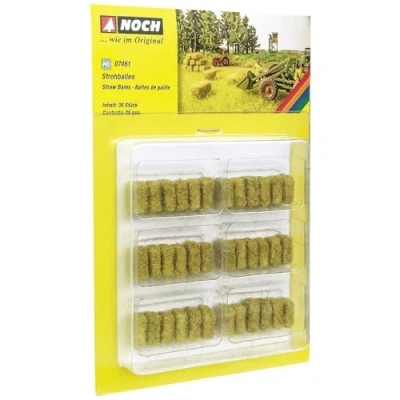 Afbeelding van NOCH 7461 H0 strobalen 36 stuks Kant en klaar model