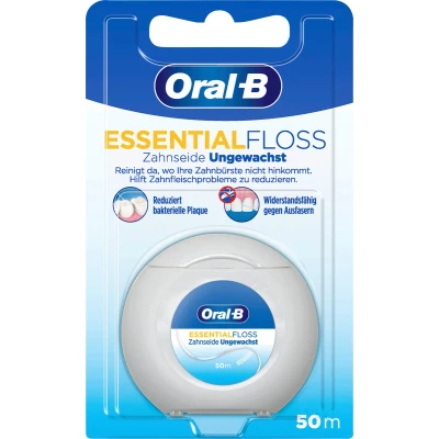 Afbeelding van Oral B Flosdraad Essential Floss ongevuld, 50 m