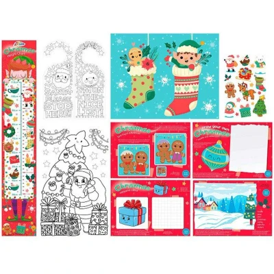 Afbeelding van Grafix XMAS Draagbare Knutselset Kerst
