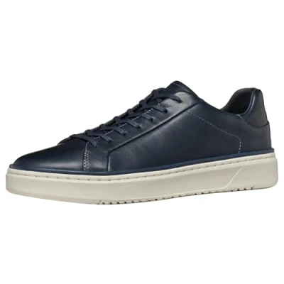 Afbeelding van Geox Zackerty Sneakers laag, Heren, Maat: 43, Navy Leer