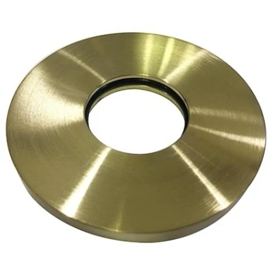 Afbeelding van Wiesbaden Losse rozet tbv inbouw uitloop rond 1/2&#039;&#039; geborsteld messing