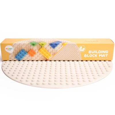 Afbeelding van Inspire my play TRAY stone building block mat 6 mnd+
