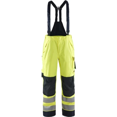 Afbeelding van Blaklader Multinorm shell werkbroek 1881 1532 High Vis Geel/Marineblauw XS