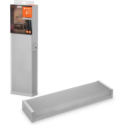Afbeelding van LEDVANCE OFFICE LINE kantoorplafondlamp met prismatische diffuser in wit, 0,6 m lang, 20 W / 2300 lm, koel wit (4000 K), functioneel ontwerp voor kantoortoepassingen, CRI 80, IP20, dimbaar.