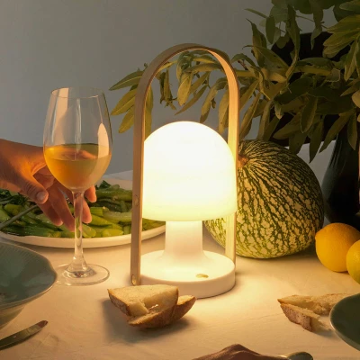 Afbeelding van Marset FollowMe Tafellamp LED Oplaadbaar Wit