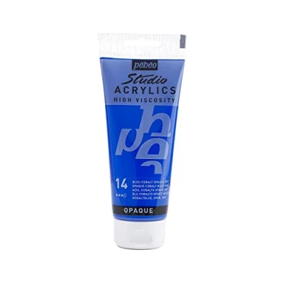 Afbeelding van Pébéo 831014 Studio Acrylverf, 1 tube, 100 ml, kobaltblauw
