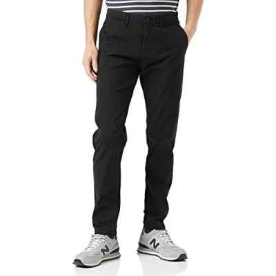 Afbeelding van Dockers Smart FLEX Tapered Chino, Heren, Maat: 28x32, Black