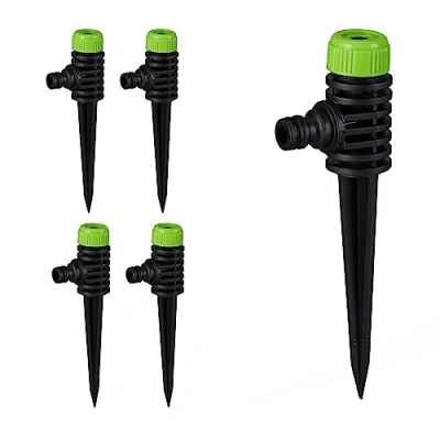 Afbeelding van Relaxdays tuinsproeier set van 5 grassproeier in de grond sproeier gazonsproeier