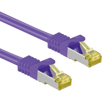 Afbeelding van Wentronic 91636 Cat 7 STP kabel RJ45 7.5 m Paars