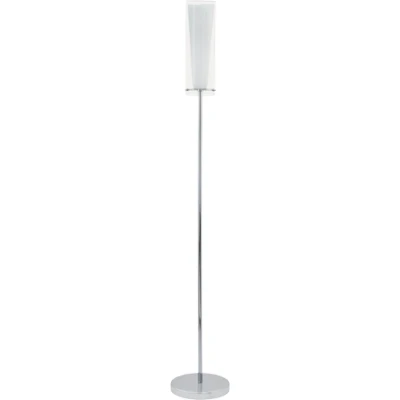 Afbeelding van EGLOÂ PintoÂ Â VloerlampÂ 1Â LichtsÂ ChroomÂ Helder,Â Wit