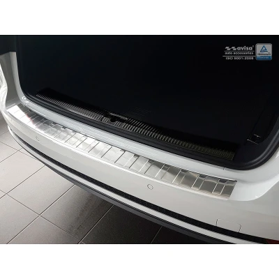Afbeelding van Avisa RVS Achterbumperprotector passend voor Audi A4 B9 Avant 2015 &#039;Ribs&#039;