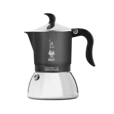 Afbeelding van Bialetti Fiammetta Induction Espressokoker, aluminium, staal, grijs, 4 kopjes
