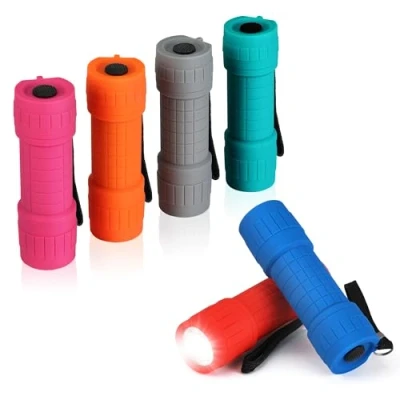 Afbeelding van EverBrite Mini LED zaklamp 6 stuks kleine kinder