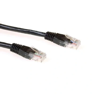 Afbeelding van ACT IB4207 U/UTP CAT6A Patchkabel Zwart 7 meter