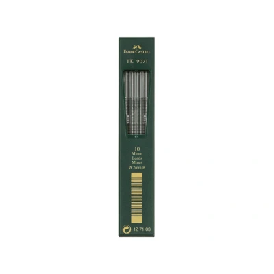 Afbeelding van 5x Potloodstiftjes Faber Castell TK9071 2,0mm 3B