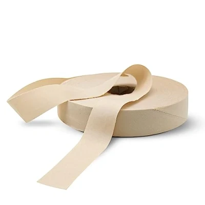 Afbeelding van DOJA Barcelona biasband om te naaien, rol met 100 m breedte 30 mm rand van polyester beige visgraatband