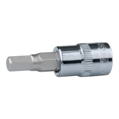 Afbeelding van KS Tools, Dopsleutel + dopmoer, 3/8&quot; CHROMEplus bitmof zeskantmof (3/8&quot;)