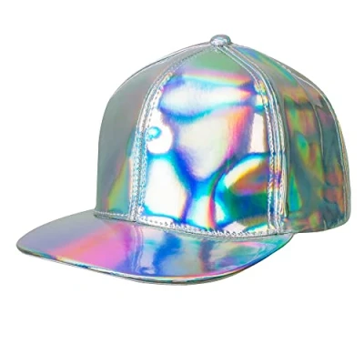 Afbeelding van Boland Pet Holo Zilver Verstelbaar Volwassenen Unisex Old School 90&#039;s Festival
