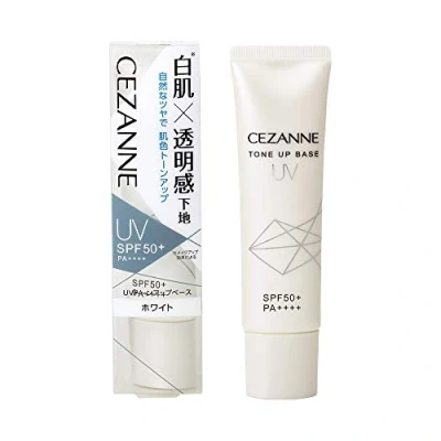 Afbeelding van Cezanne UV Tone up Base Wit 30g Make Fair Skin SPF50+/PA++++ Waterdicht