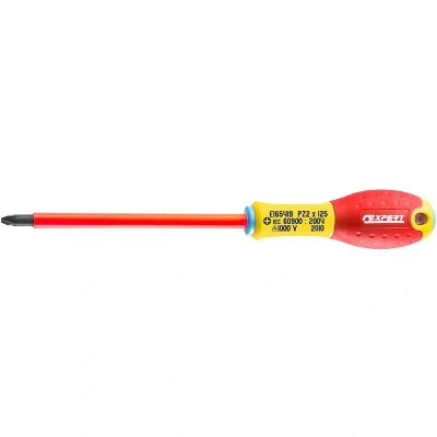 Afbeelding van EXPERT E165419 geisoleerde schroevendraaier 1000V Pozidriv PZ2x125 mm