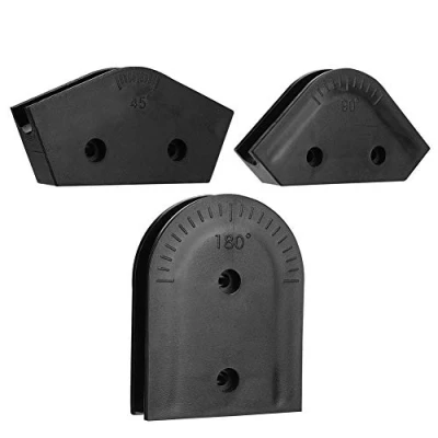 Afbeelding van 16 mm buisbuigset, Bewinner 3 stks OD 45/90 / 180 graden acryl harde stijve buisbuiger schimmel toolkit, geschikt voor waterkoelsysteem