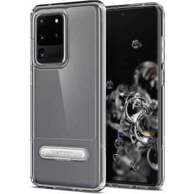 Afbeelding van Samsung Galaxy S20 Ultra Hoesje Kunststof Spigen Hardcase/Backcover Transparant Telefoonhoesje Shockproof/Valbescherming