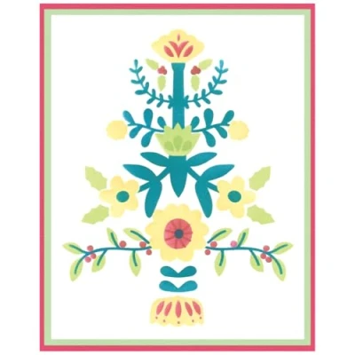 Afbeelding van Sizzix Layered Stencils by Catherine Pooler Folk Tree (4pcs) (666731)