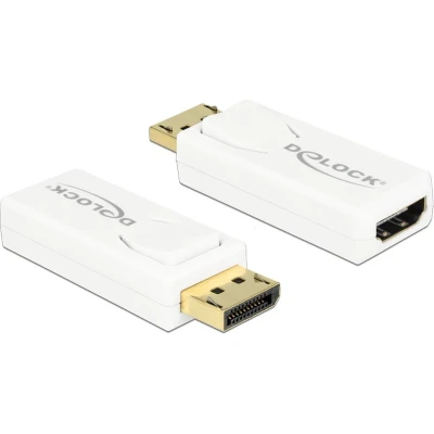 Afbeelding van DeLOCK premium DisplayPort naar HDMI adapter DP 1.2 / 1.4 (4K 30Hz) wit
