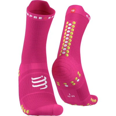 Afbeelding van Pro Racing Socks v4.0 Run High Fluo Pink/Primerose